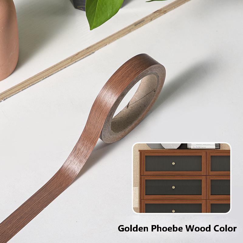 10M Wood Grain Edge Banding Covering Ugliness Repairing Wall Gaps Furniture Cabinet Door Frame Decoration Beautiful Seam Sticker