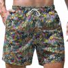 Heren Print Strand Lichtgewicht Polyester Trekkoord Riem Casual Zomer