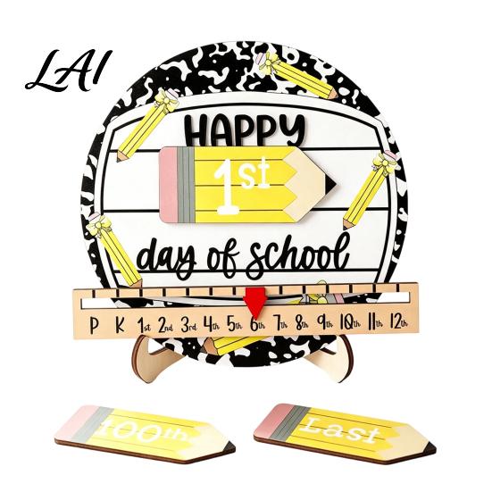 Chalkboard Sign for First Day of School Sign Reusable Wooden Milestone Board Board Kids Back to Photography Prop Kindergarten And Elementary
