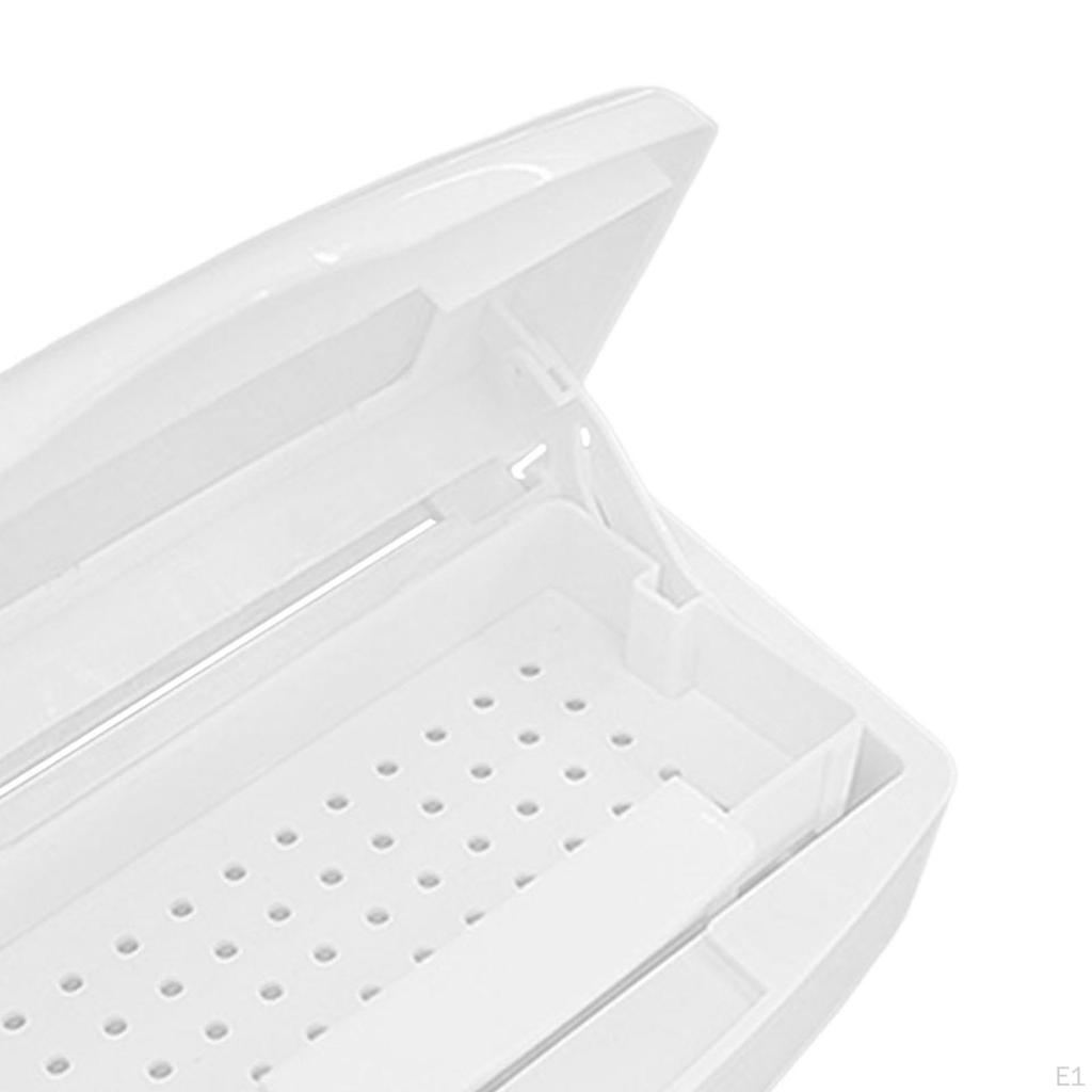 Plastic Sterilizing Tray Disinfection Box for Manicure Equipment Esthetician
