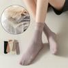 Ultra-thin Summer Women Socks Lolita Princess Tulle Sock Transparent Mesh Socks  For Female Ladies