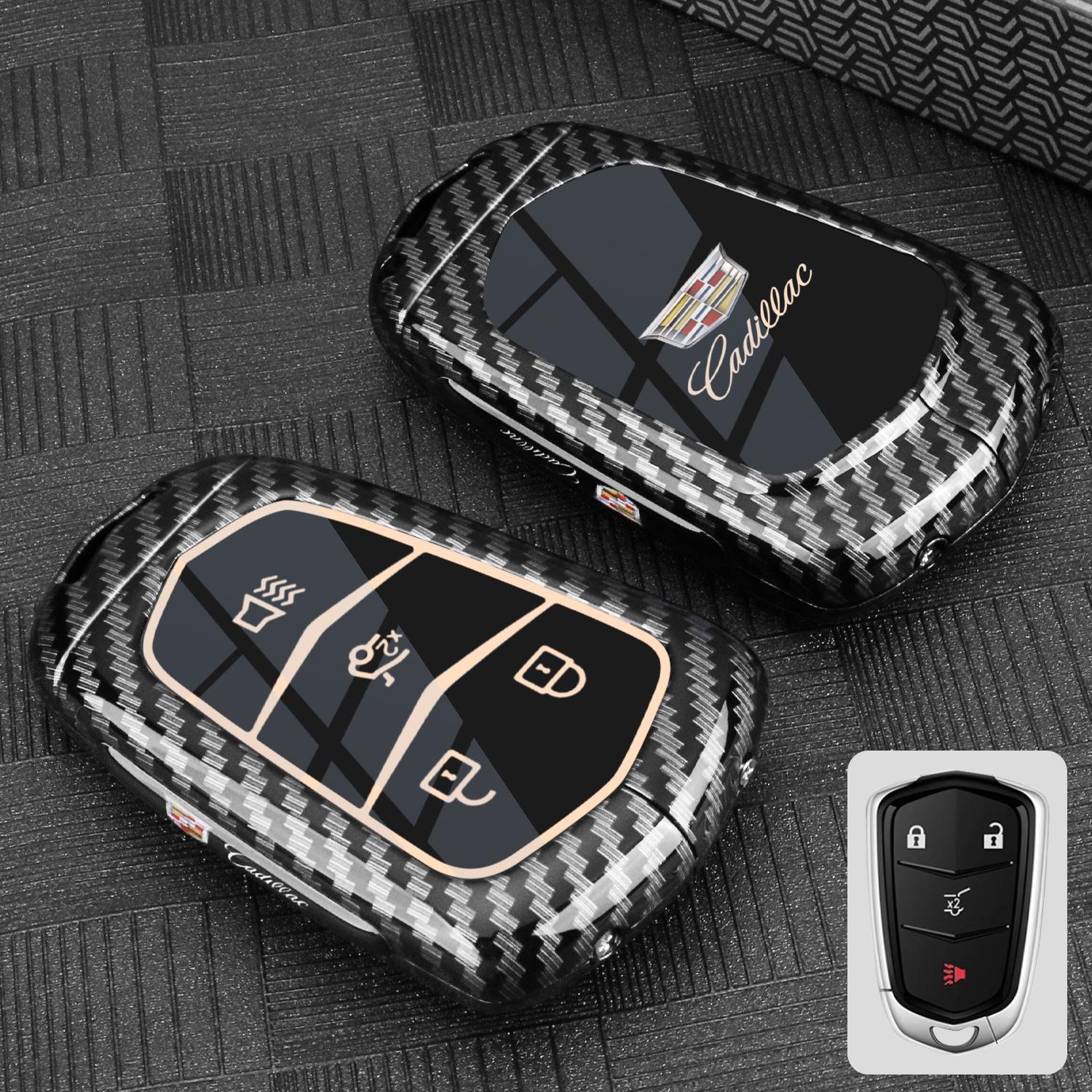 

Cadillac Metal Key Shell Case for XT4, XT5, XT6, XTS, CT4, CT5, CT6, ATSL