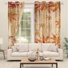 Autumn Wood Maple Leaf Blackout Curtains Fall Foliage Pattern Window Curtain for Bedroom Thermal Insulated Room Darkening Drapes