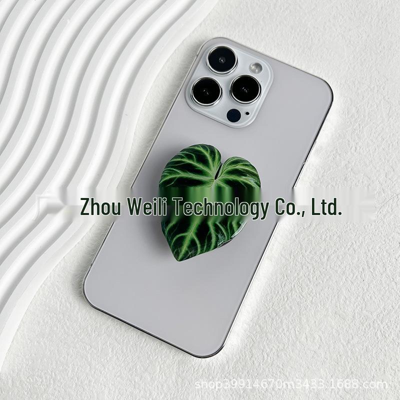 Tropical Rare Plant Leaves Foldable Multifunction Phone Stand