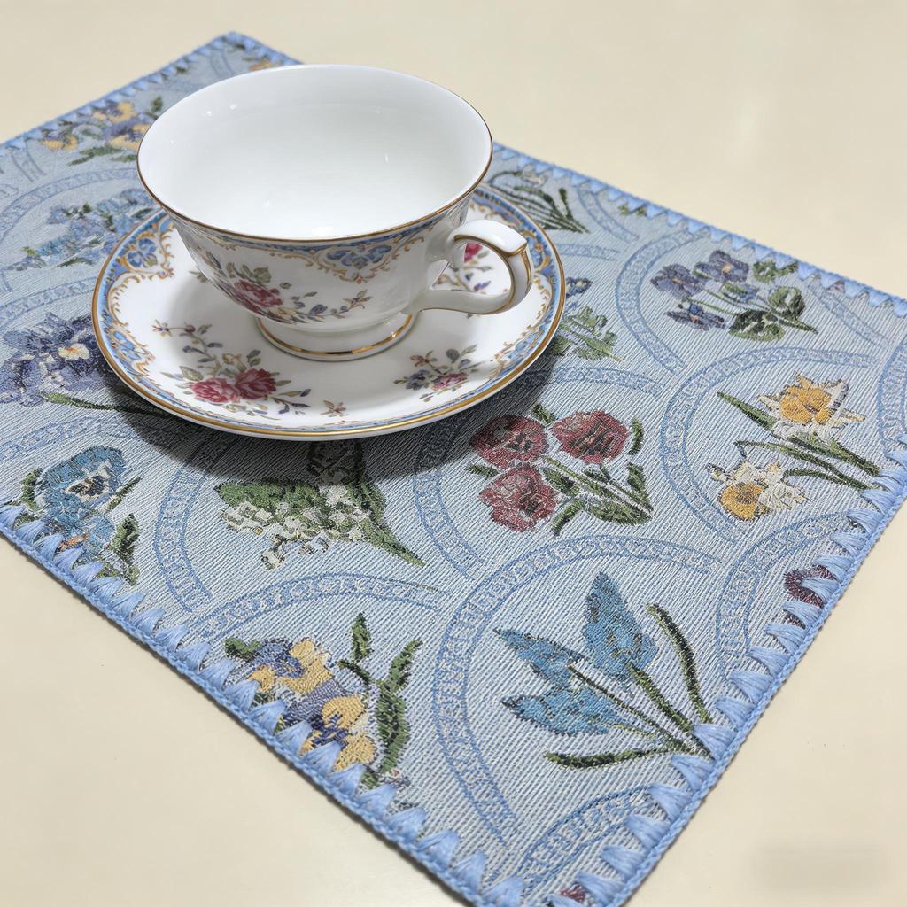 Cotton Linen Table Mats 12 x 18 Inch Washable Durable Easy Clean for Dining Table Kitchen Home Party Festival Decor Rectangular Farmhouse Placemats