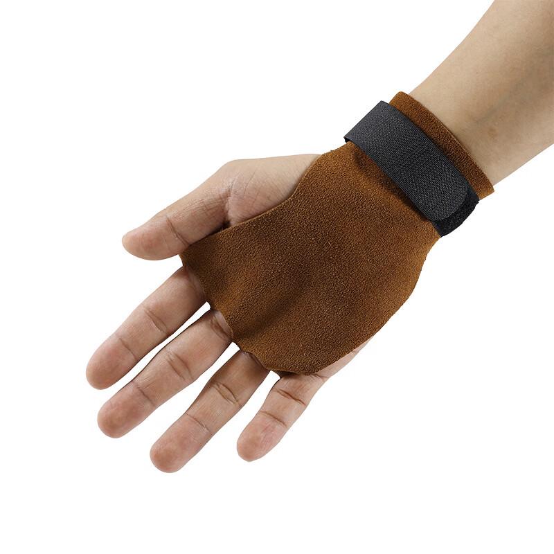 Tingbai Leather Weightlifting Grip & Wrist Support Strap