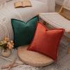 Ins Fengchenille Pillow Bamboo Joint Pattern Jacquard Cushion Internet Celebrity Super Thick Pillow Case Pressed On The Edge of The Sofa Bedside Back