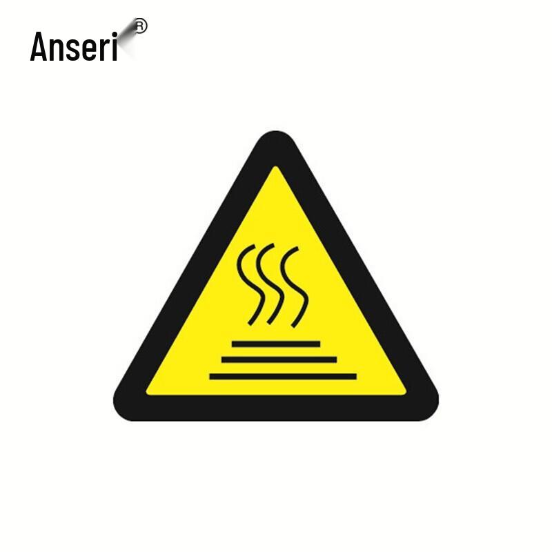 Ansairui Caution Hot Surface Warning Labels (10-Pack)