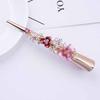 Headgear Spring And Summer High-End Hairpin, Women'S Adult Hairpin Alloy Paint Summer Disc Hair Ponytail Horn Clip