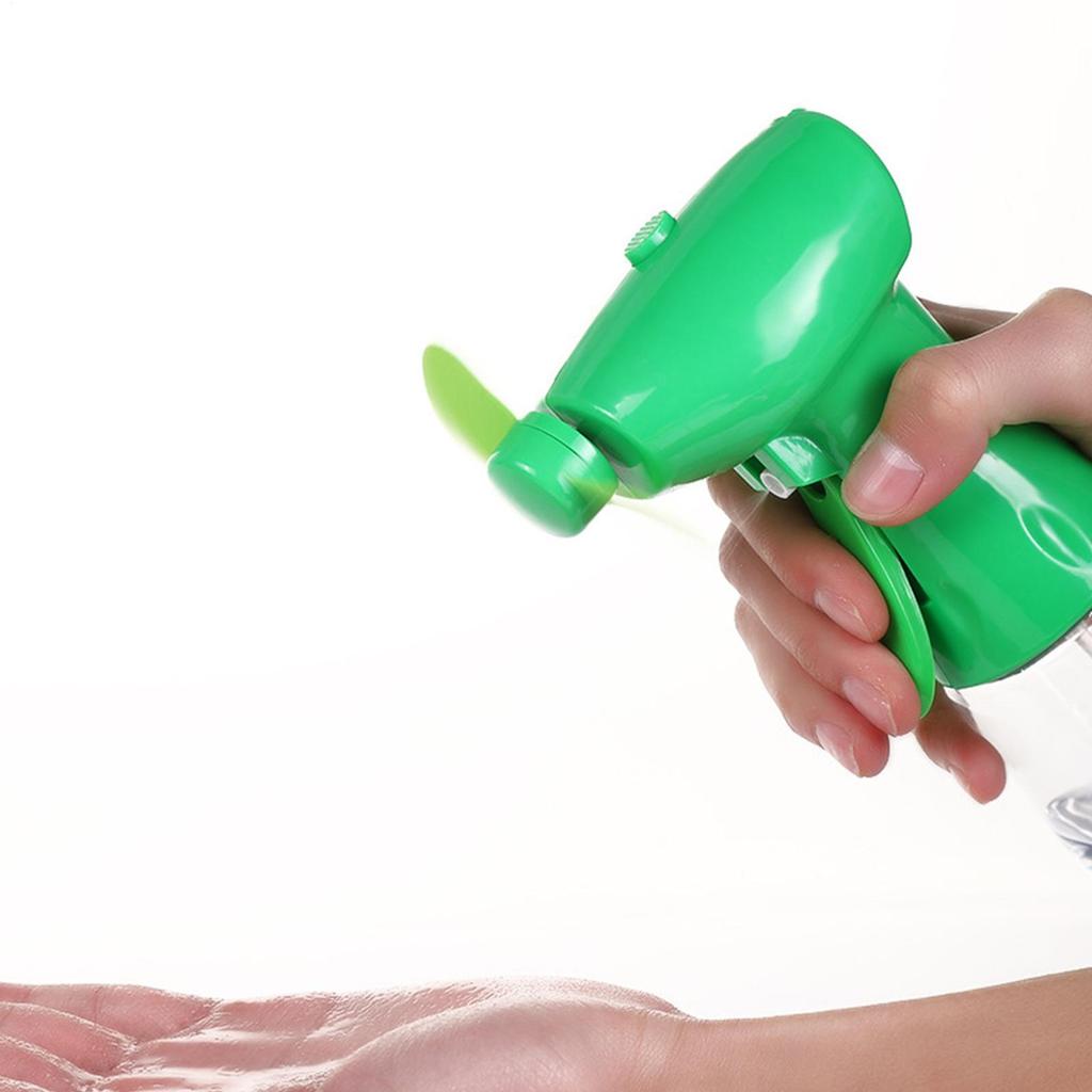 Handheld Water Bottle Sprayer Fan Portable Battery Operated Personal Cool Mist Fan Mini Fan Plant Watering Sprayer
