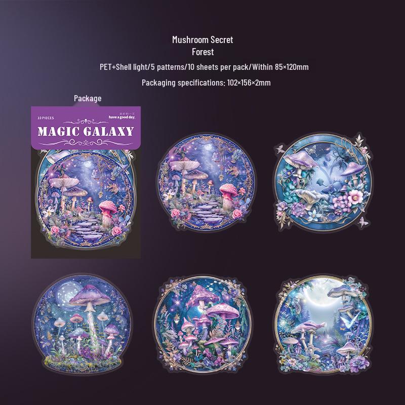 Светящиеся наклейки «Звездное небо»: Декор для журнала на тему «Магия»