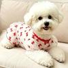 Bow Pattern Mesh Dog Skirt Breathable Pet Sun Protection Vest  For Small Medium Dogs