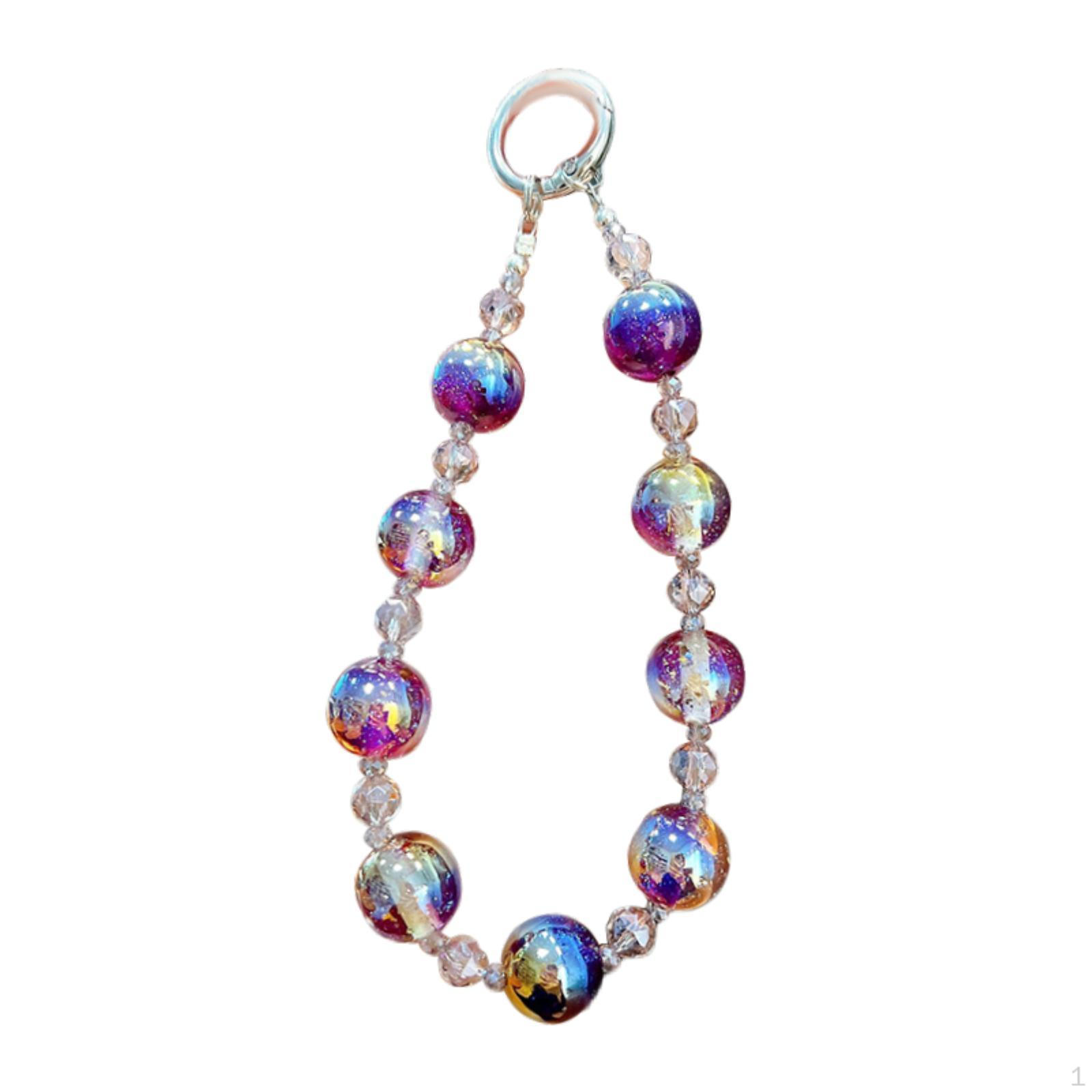 

Телефонный ремешок с подвеской, симпатичная подвесная цепочка для женщин, покупок, путешествий, подарков фиолетовый