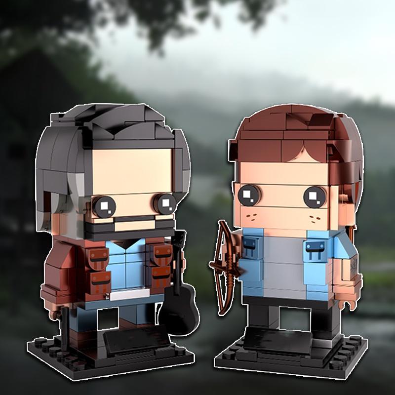 2-IN-1 Movie Series Building Blocks Assembly Toy The L-Last We Character Joel Ellie Action Figure Model Xmas Birthday Gift