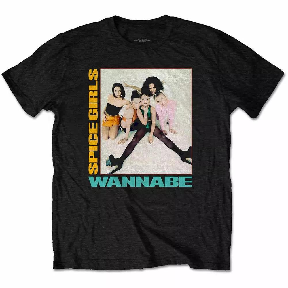 Spice Girls Wannabe Black Gift For Christmas T Shirt Full Size S-5XL Unisex T-Shirt S