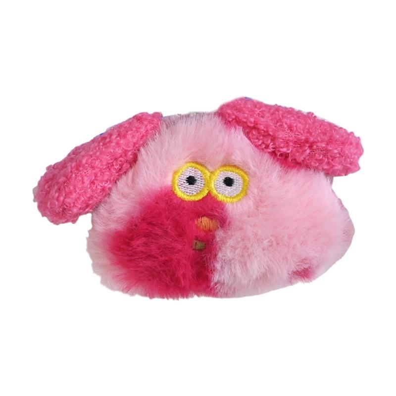 Adorable Plush Scruffy Dog Brooch Pin Adds Fun To Outfits with Soft and Comfortable Dog Key Pendant Perfect for All Ages