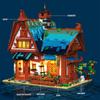 1749PCS Medieval Manor House Building Blocks Forest Hut Town Landscape Model Assembly Bricks Set With Figures Kids DIY Toy Gifts