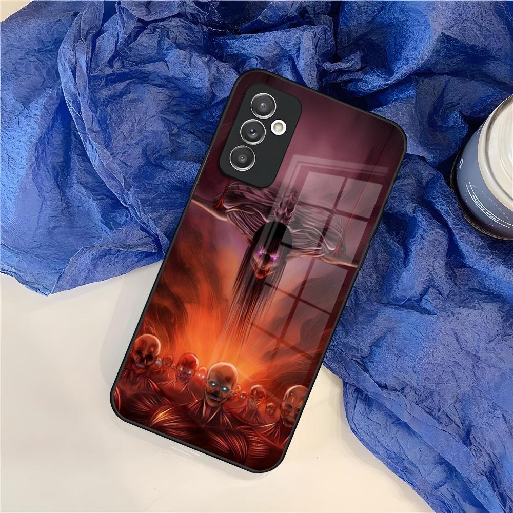 Attack On Titan Phone Case for Samsung Galaxy S26 S25 S24 S30 S21 S23 S20 S22 Fe Pro Edge Ultra Plus glass Cover