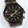 Used CITIZEN Atessa H110 Eco Drive Radio Solar Titanium Black