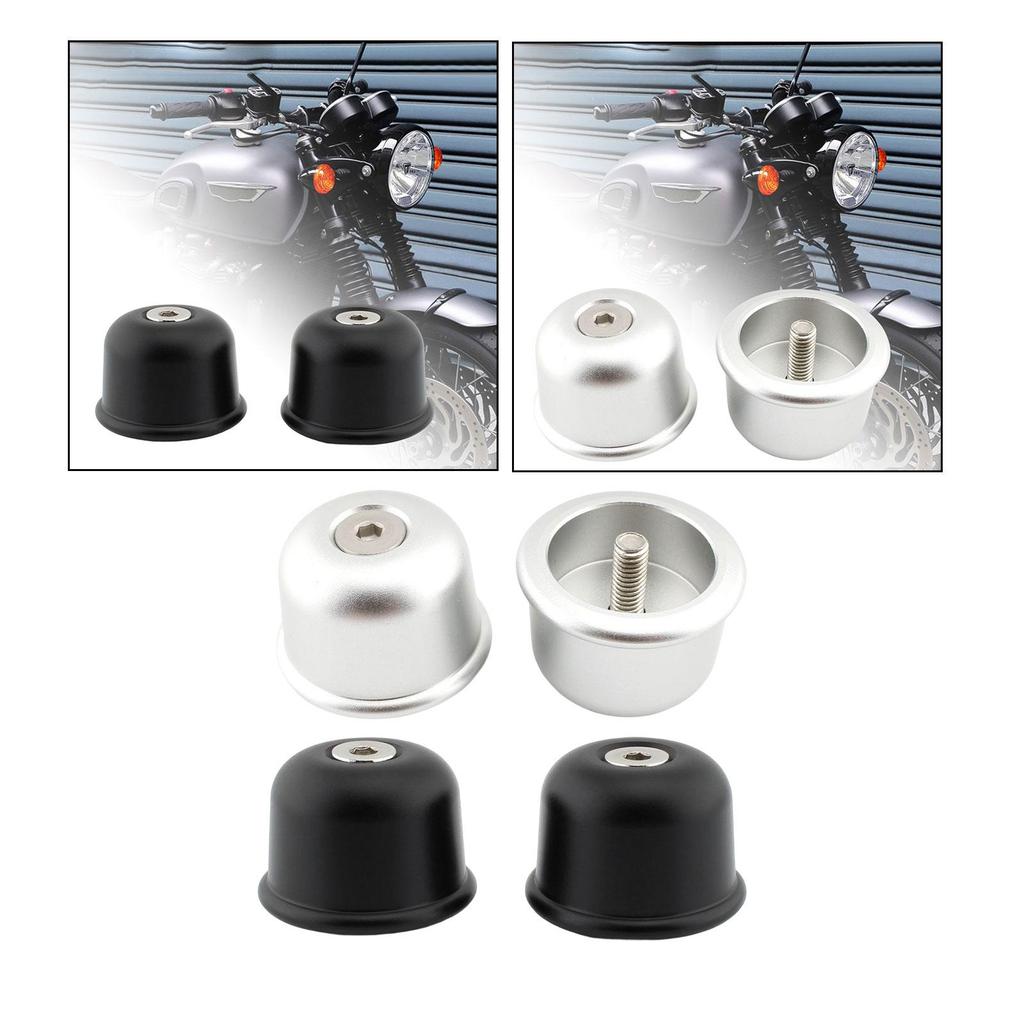 2 stuks Aluminiumlegering Stuurhandvat Grips Doppen Duurzame Stuuruiteinden voor Triumph Street Cup 2017-2026 Reparatie Vervangt Onderdelen