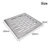 Elegant Stainless Steel Drain Cover with Slip Resistant Design for Added Safety