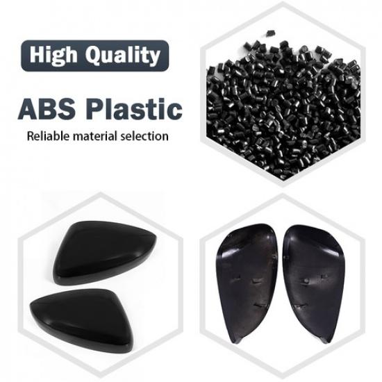 GLOSS BLACK FOR 2018 19 20 2021 2022 Honda Accord Mirror COVERS W/o Turn Signal