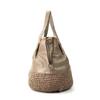 Genuine Leather Handmade Oil Wax Rope Woven Women's Handbag Large-capacity First Layer Cowhide One-shoulder Retro Tote Bag