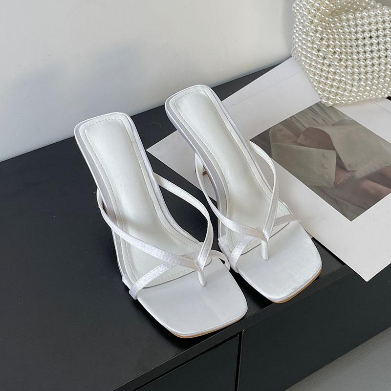 

Fashion Pink Fashion Square Toe Women Thin Heels Shoes Female Flip flops Footwear Shallow Ladies High Heels Pumps Shoes Big Size 43 35 бежевый