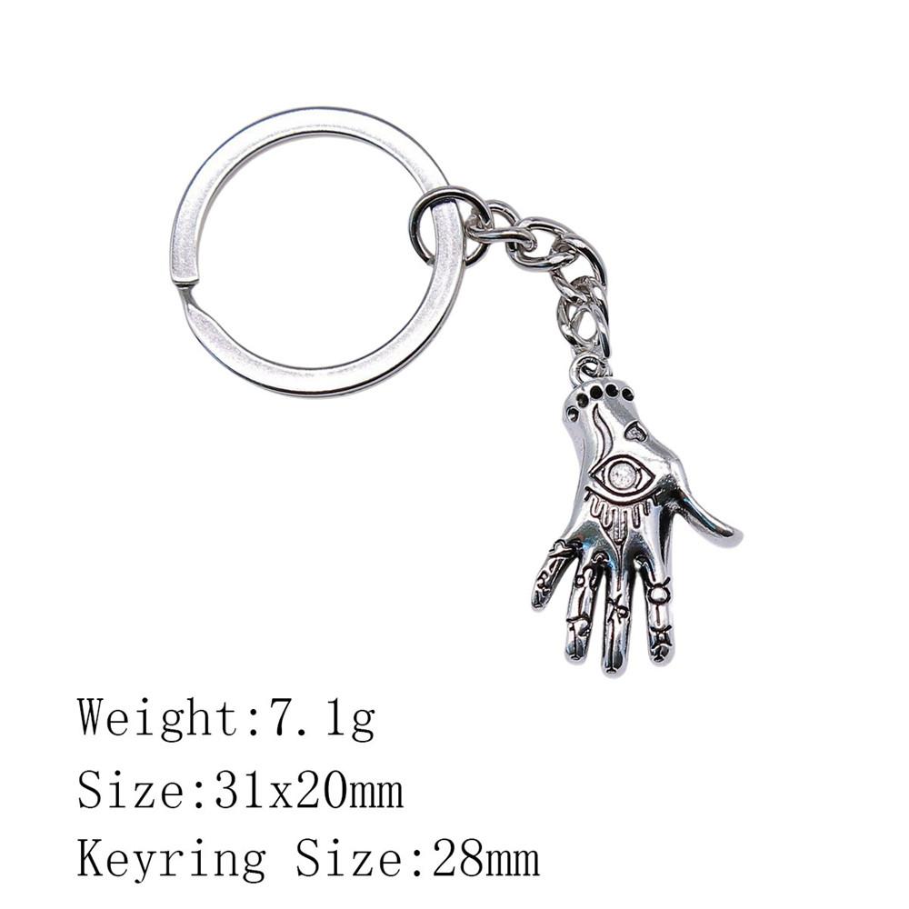 Back To School Bag Keyring Hamsa Hand Eye Of Horus Key Ring Ornaments For Home Cool Keychain