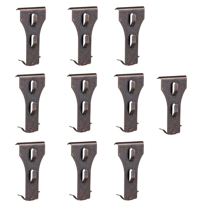 A84E-10 PCS Brick Hook Clips For Outdoor Hanging No Drilling Required For 60-70Mm Bricks