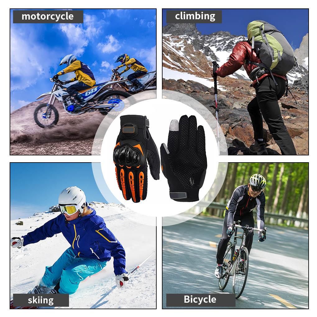 Full Fingers Screen Cycling Gloves Ergonomic Protection Motorcycle Gloves Anti\-Slip Mouontain Bike Motocross Gloves Gants