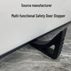 Multi-Angle TPR Door Stopper: Safety Triangle Wedge for Doors and Windows