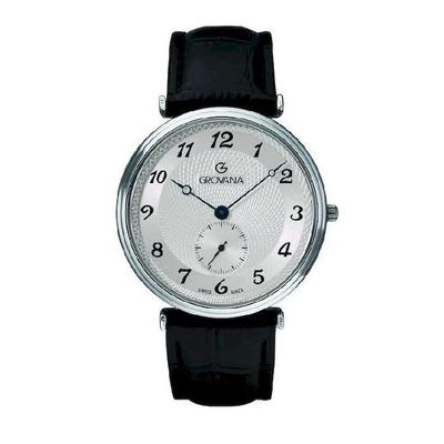 Belleville Leather Strap Silver Dial Quartz 1276.5532 Men's Watch