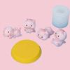 Cute Small Pig Milk Pudding Silicone Mold Jelly Bowl Cake White Cold Ice Powder Mold Cake Mold Kitchen Accessories Bakery Tool