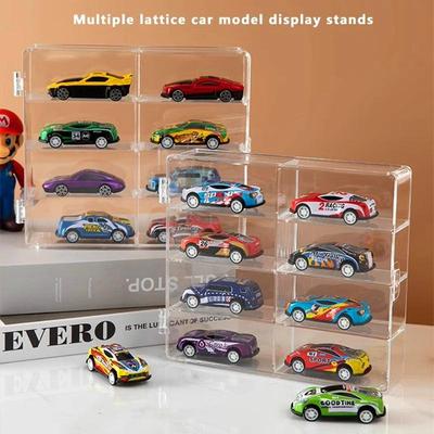 Hot Wheels 1:64 Diecast Car Display Stand & Organizer Box for Kids