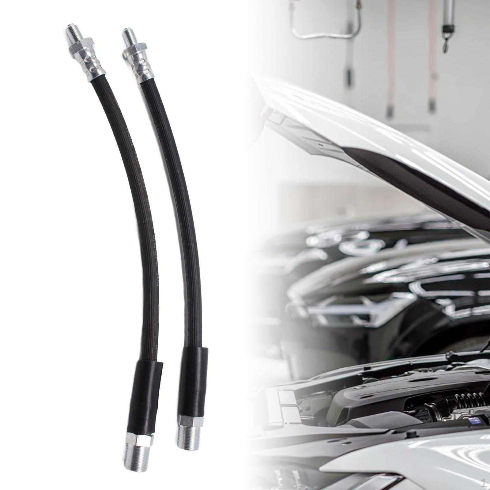 

2Pcs Car Front Brake Hoses,Brake Pipe Set,Gbh249 Easy Installation,Sturdy Directly Replace Flexible