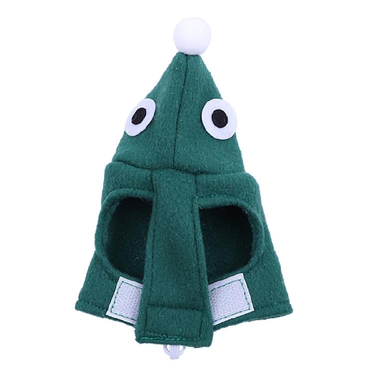 Bird Santa Claus Hoodie Funny Christmas Small Pet Costume Xmas Parrot Apparel