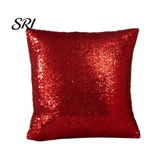 Elegant Pillow Cover Pillowcase Sequins Decorative Cushion Modern Farmhouse Soft Polyester Style for Sofa Bedroom Office Touch