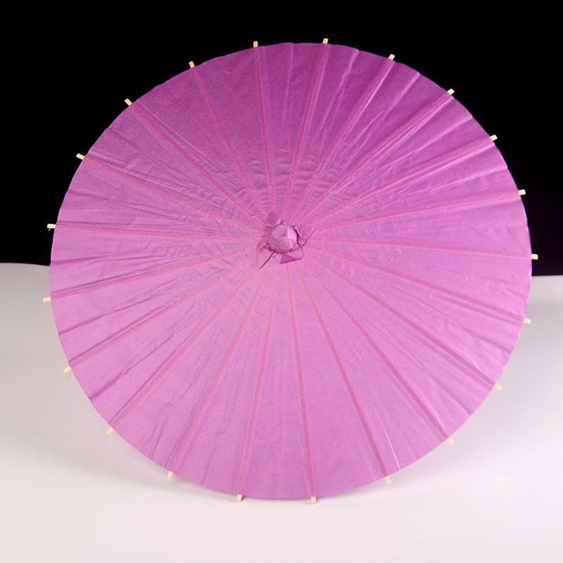1Pc Parasol Folding Paper Umbrella DIY Home Decoration Chinese Art Dance Party Props Bamboo