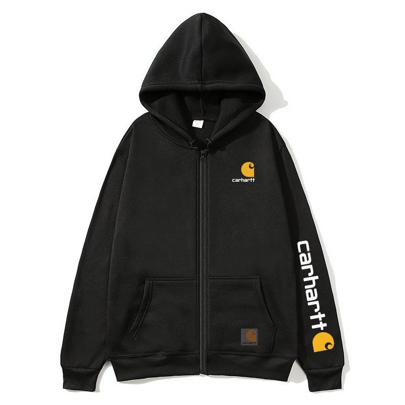 Carhartt Print Reißverschluss Hoodie für Damen & Herren: Trendige Herbst-/Winter-Oberbekleidung