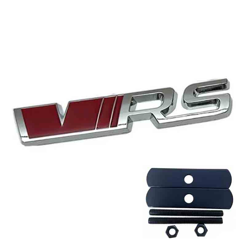 3D Metal VRS Sticker Car Styling for VRS Octavia Elroq Fabia Rapid Superb Kodiaq Front Grille Emblem Rear Trunk Decals