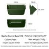 Vertical Greening Wall Pot: Plastic Hanging Planter Tray for Garden Decor