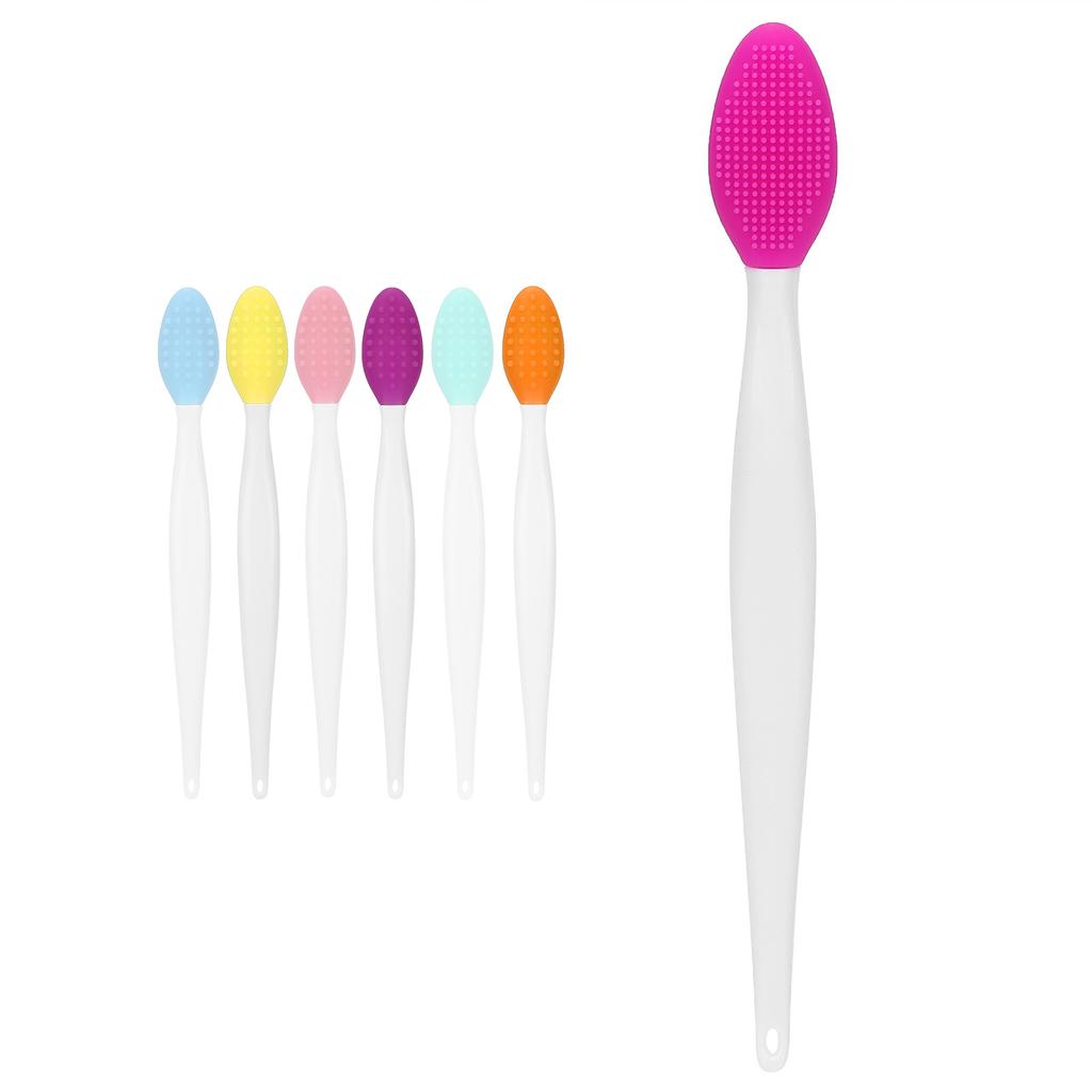 Soft Silicone Nose Cleansing Brush Cleaning Double Sided Exfoliating Lip Brush