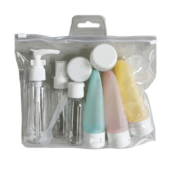 Travel Makeup Tool Reusable Storage Bottle Kit Practical Lotion Toner Spray Shampoo Moisture