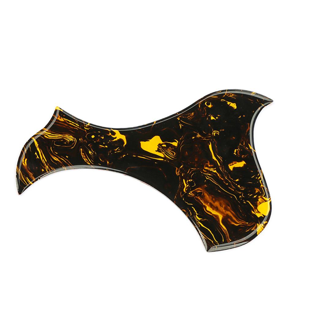 Professional Guitar Pickguard Guitar Protective Cover Guitar Protector Yellow Pattern Guitar Pickguard PVC Texture