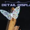 20 Pieces of Vintage Hollowed Out Lace Decorative Paper Shell Light and Shadow Butterfly Themed Handmade Account DIY Materials