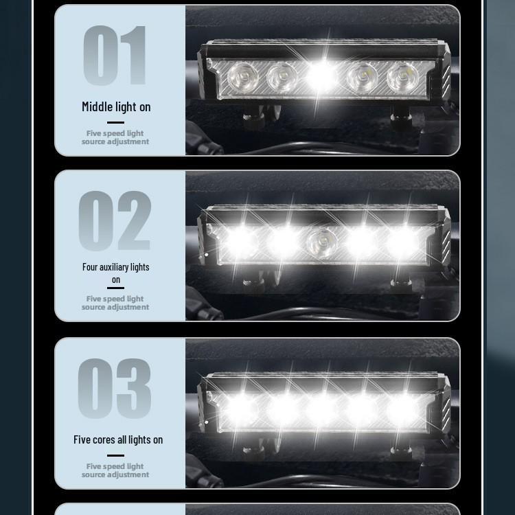 2600 Lumens Super Bright Aluminum Bike Headlight for Night Riding