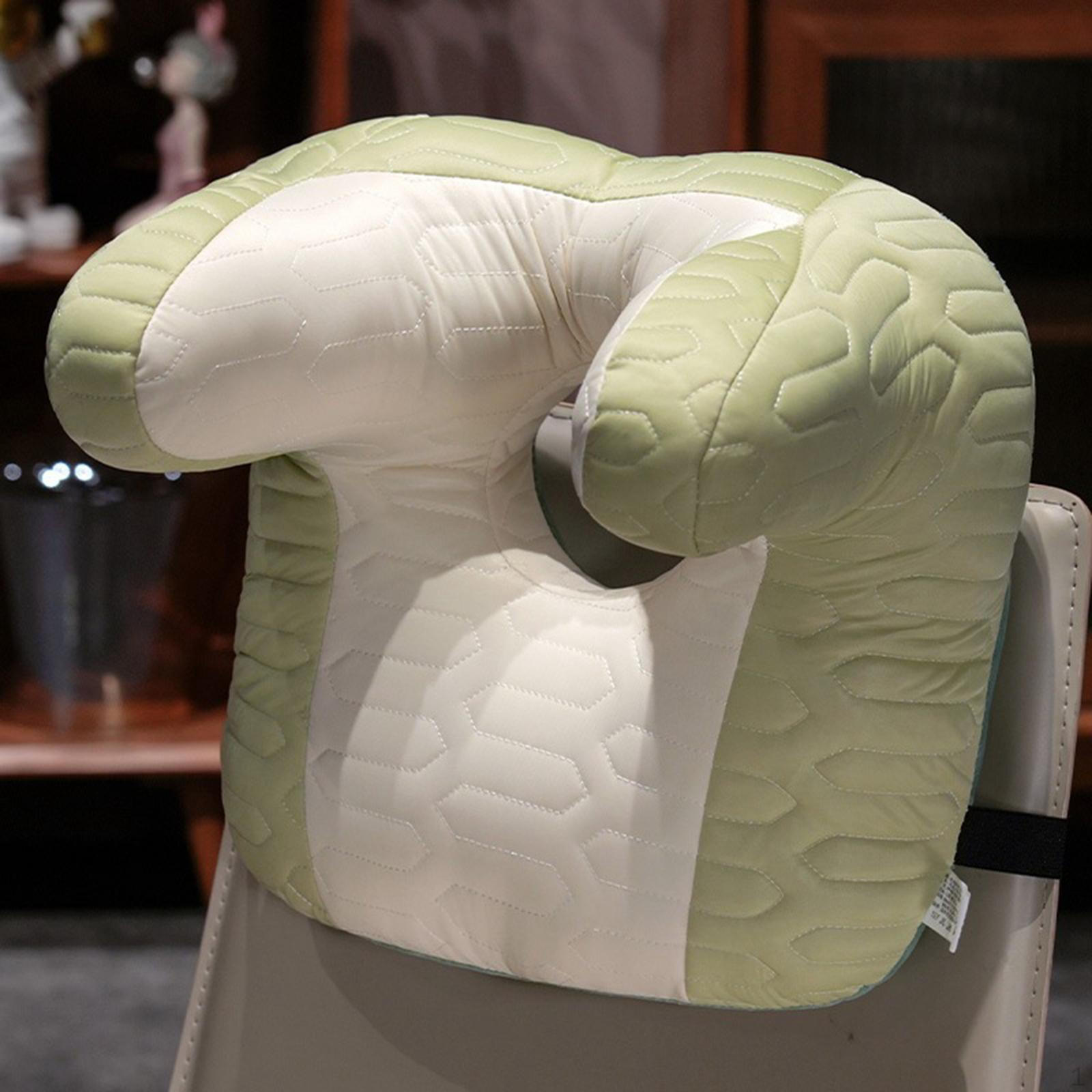 

Подушка, Поддержка шеи для офисного кресла, Портативная многофункциональная, Подушка для офиса для сна лицом вниз, зелёный