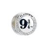 Harry Potter Sterling Silver Platform 9 3/4 Spacer Bead Silver