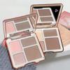 Paleta rozjasňovačov na tvár Make-up na tvár Dlhotrvajúci rozjasnenie Kontúrovanie Trblietavý Matný púder 3D tieň na nos Kozmetika